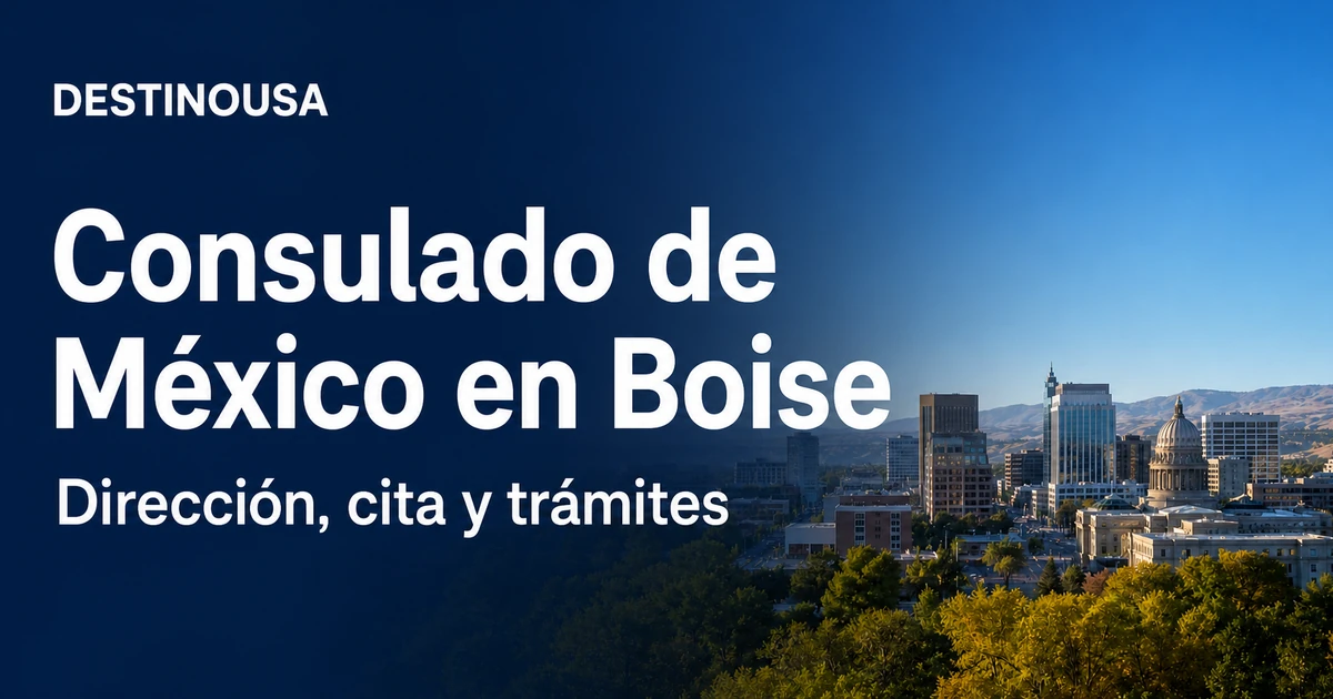 Consulado de México en Boise: dirección, cita y trámites