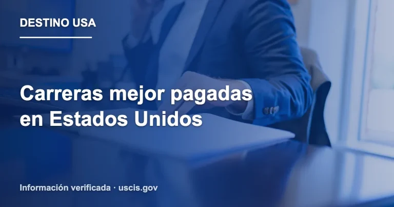 Carreras mejor pagadas en Estados Unidos