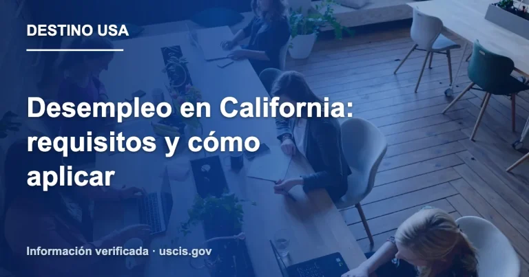 Desempleo en California: requisitos y cómo aplicar
