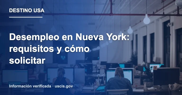 Desempleo en Nueva York: requisitos y cómo solicitar