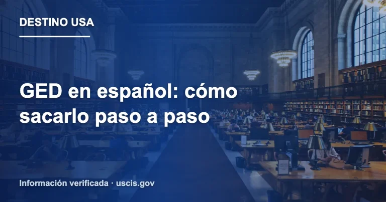 GED en español: cómo sacarlo paso a paso