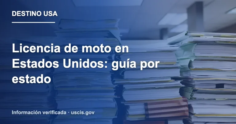 Licencia de moto en Estados Unidos: guía por estado