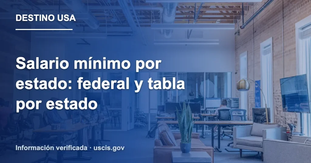 Salario mínimo por estado: federal y tabla por estado