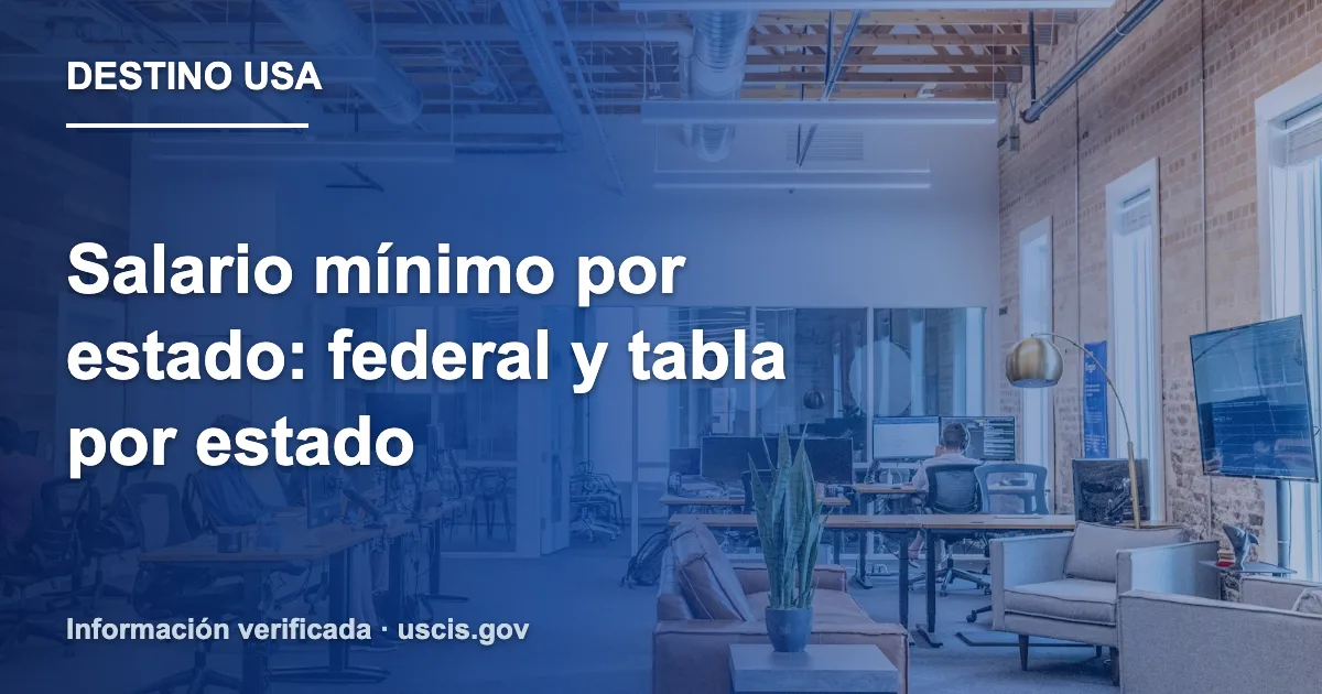 Salario mínimo por estado: federal y tabla por estado