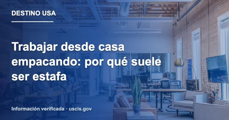 Trabajar desde casa empacando: por qué suele ser estafa