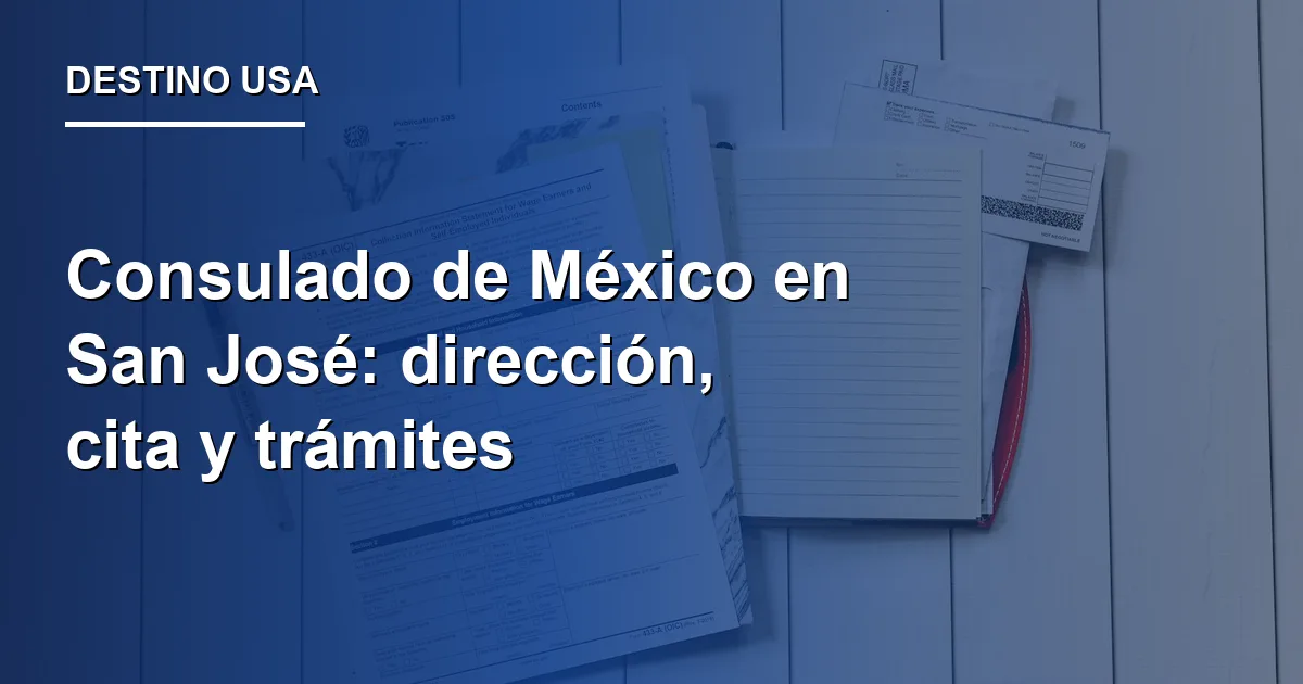 Consulado de México en San José: dirección, cita y trámites